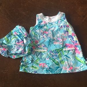 NWOT! Lilly Pulitzer 18-24 Dress & Diaper Cover